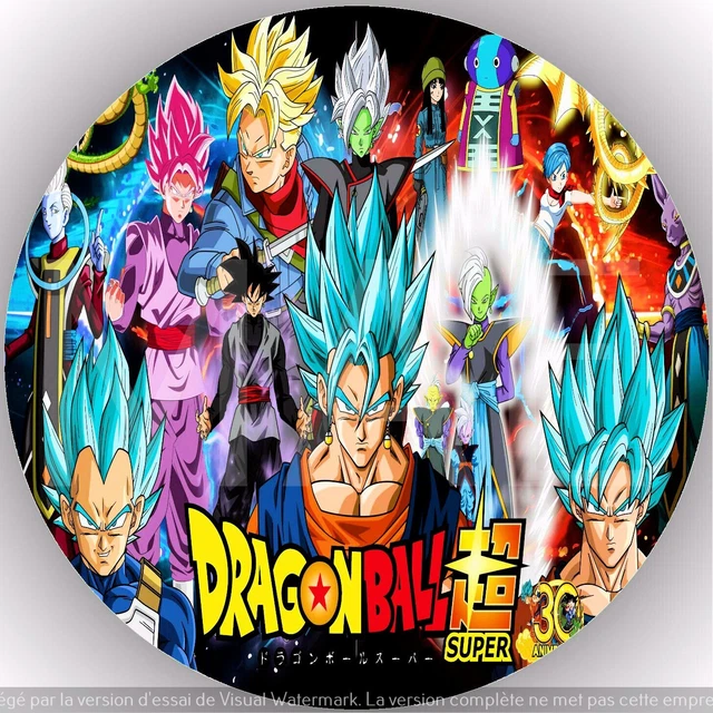 Décor Comestible Manga Pour Gâteau Sur Disque Azyme Diamètre 20cm - Neuf, Origine France