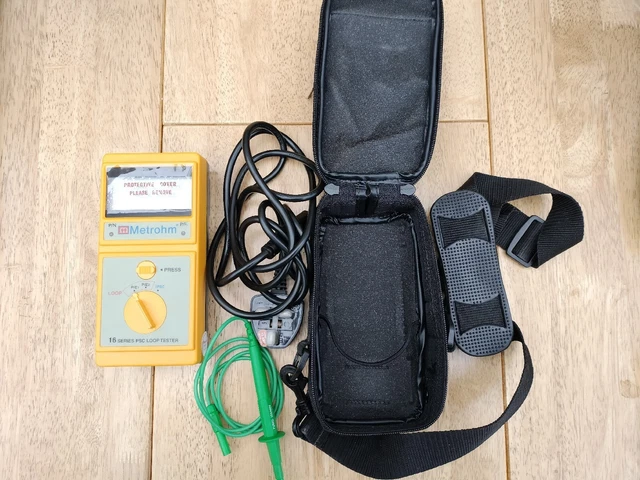 LOOP TESTER METROHM 16 series PSC loop tester £16.32 - PicClick UK