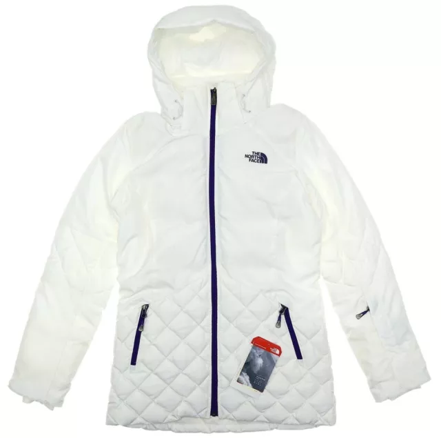 The North Face B7817 White Caspian Water Resistant Down Jacket Women's Size L