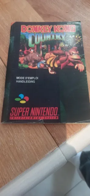 Notice Donkey Kong Country / Super Nintendo SNES / PAL / FAH