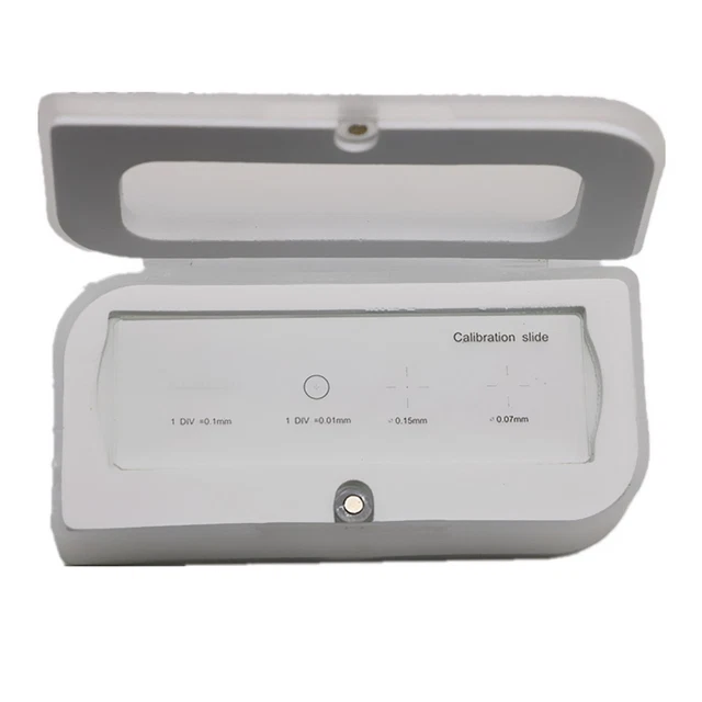 MICROSCOPE CALIBRATION RULER with 0 01mm Division for Enhanced Accuracy ...