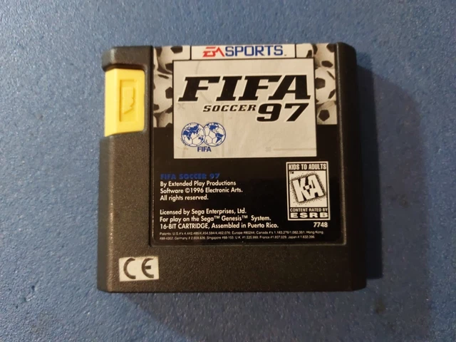 Jeu FIFA 97 Sur Sega Mega Drive - Version PAL - Bon état - Cartouche + Boîte