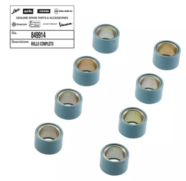 Massette Rulli ORIGINALI 15gr Piaggio MP3 400 / LT 08-13 / X EVO 400 07-13