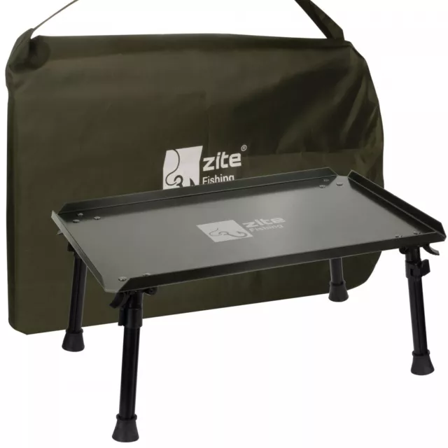 Bivvy Table Klapptisch Beistelltisch Angeln Camping 47x30x21-30 cm Zite Fishing