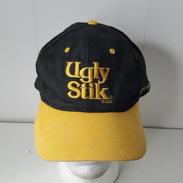 UGLY STIK FISHING Rods Dad Hat Strapback Cap Low Profile Adjustable Black  Red $19.85 - PicClick