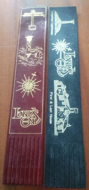 Land's End 🔚 🔚 Cornwall Vintage Leather Bookmark Bundle VINTAGE!! D55