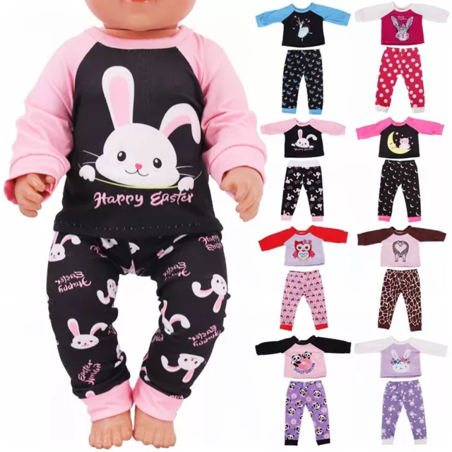Game Playing House Dolls Pajamas Shirt Pants Doll Clothes Mini Home Wear