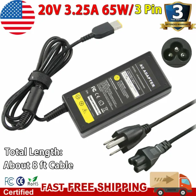 65W AC Adapter For Lenovo ThinkCentre M600 M715 M900 Power Supply Cord Charger