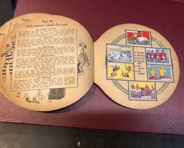 Fleetway - Löwe & Champion Fussballstars + Thomson Abenteuer Fussball Briefmarkenalbum 12