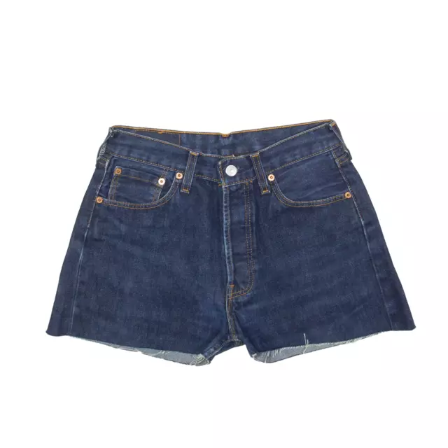 Pantaloncini denim LEVI'S 501 orlo grezzo blu normale donna M W28