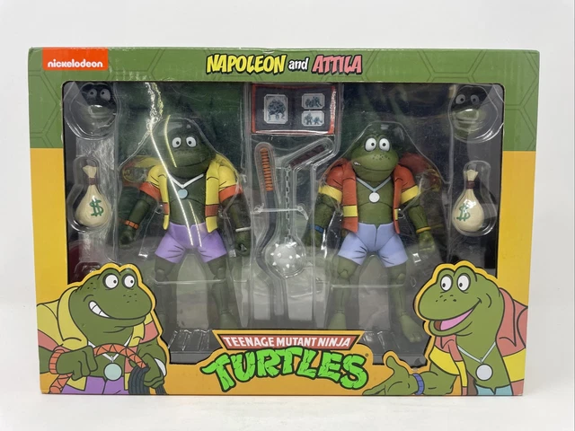 NECA TMNT Napoleon & Attila 6” Action Figures Teenage Mutant Ninja Turtles