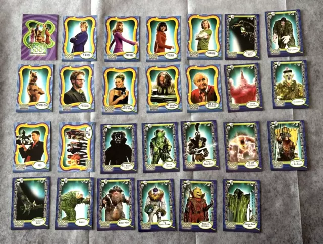 2002 Scooby Doo 2 Monsters Unleashed Base Card Set 72 Cards Inkworks shaggy