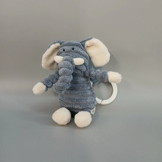 JELLYCAT CORDY ROY Baby Elephant w Pull Cord Soft Plush