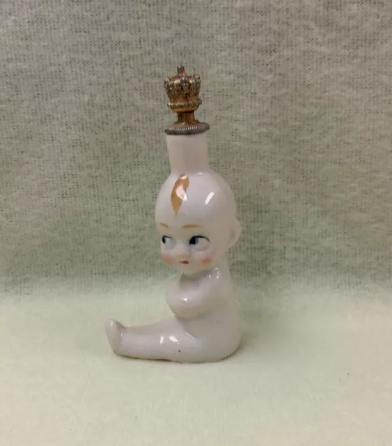 Vintage Crown Top Perfume Bottle Kewpie #7945 - Heinz & Co. - German Vintage Crown Top Perfume Bottle Kewpie #7945 - Heinz & Co. - German