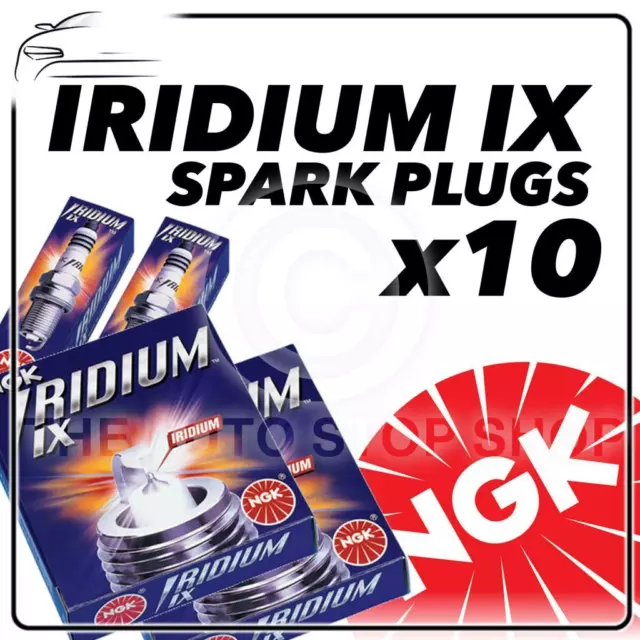 10x NGK SPARK PLUGS Part Number DCPR8EIX Stock No. 6546 Iridium IX New Genuine