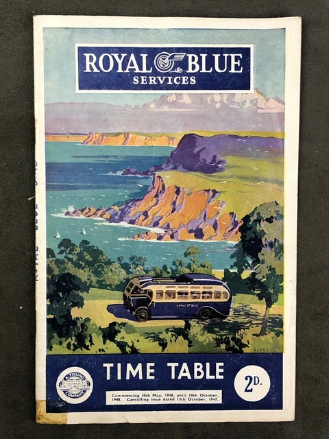 ROYAL BLUE SERVICES Western Southern National Omnibus 1948 Bus ...