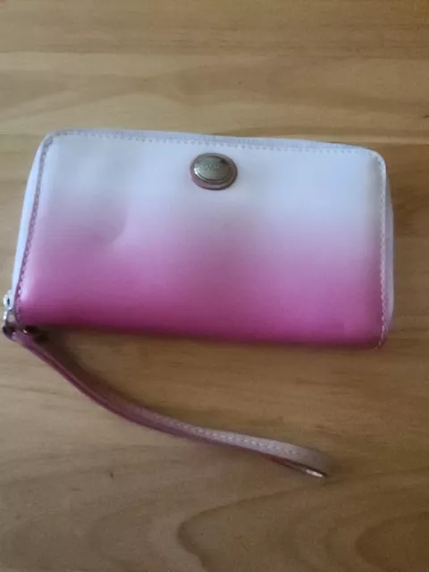 Coach Nolita Small Wristlet 15 Wallet Clutch 64791 Pink Leather Barbie