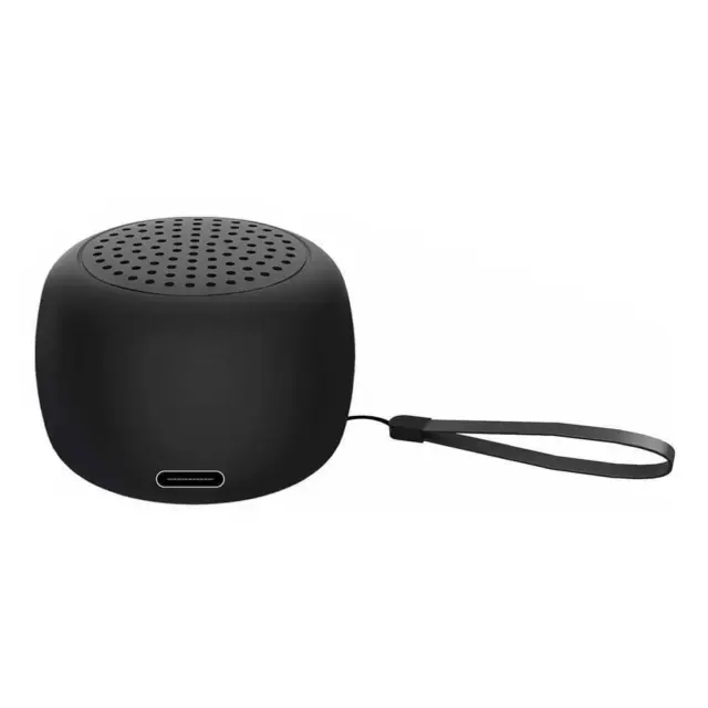 Mini haut-parleur Bluetooth sans fil portable rechargeable noir résistant...