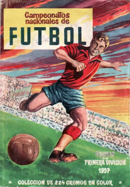 Facsimil Impreso Album Cromos Futbol 1956-1957 Ruiz Romero Facsimil Completo