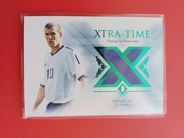 Carte Unique Zinédine Zidane – 2023 Futera Legends – Patch Entraînement – 07/10