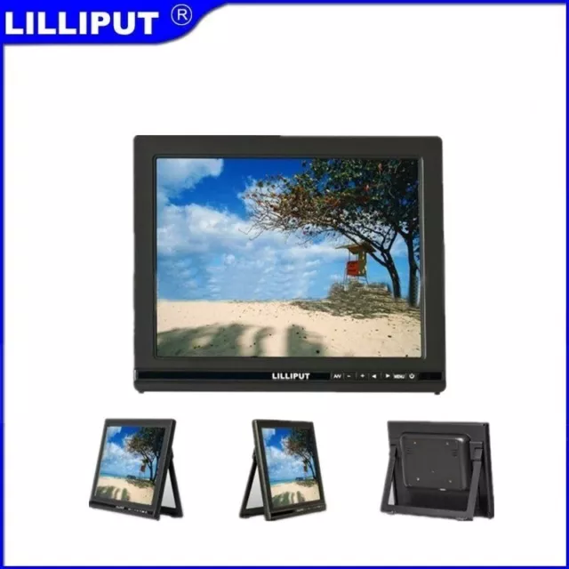 Lilliput FA1000-NP/C 9.7" LED IPS Non-Touch Monitor W/Hdmi, Dvi, VGA & Av Input