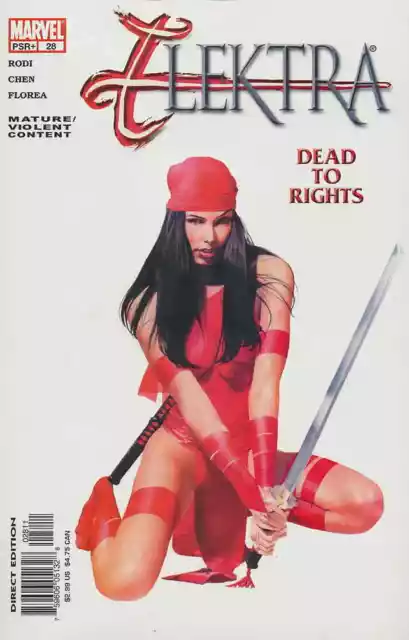 Elektra #28 Volume 2 Marvel Comics December Dec 2003 (VFNM)