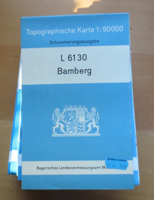r1-1) Topographische Karte 1 : 50000   Bamberg    L 6130
