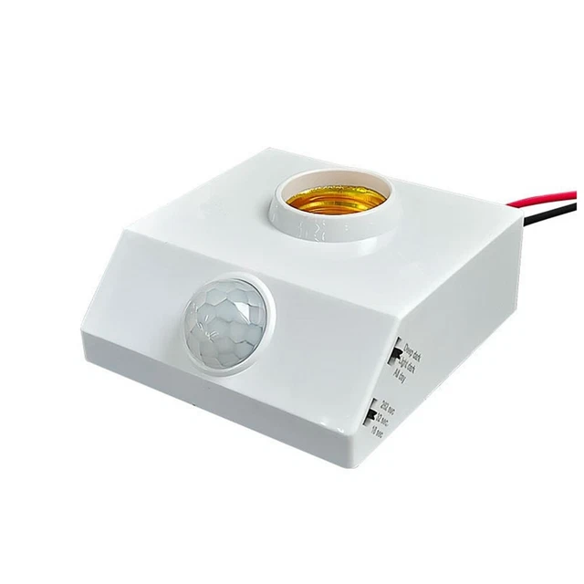Lampenfassung Mit Sensor – E27 Fassung Mit Körperinduktion, 110-250 V, Für Keller, Toilette, Lager