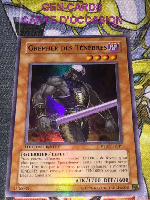 OCCASION Carte Yu Gi Oh GREPHER DES TENEBRES PTDN-FRSP1