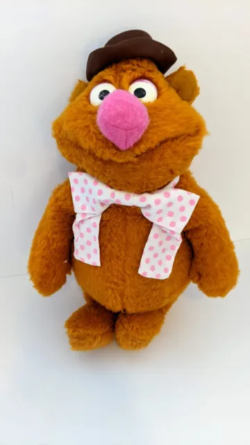 Vintage Fisher Price 851 Muppets Baby Fozzie Bear Stuffed Animal Plush Toy
