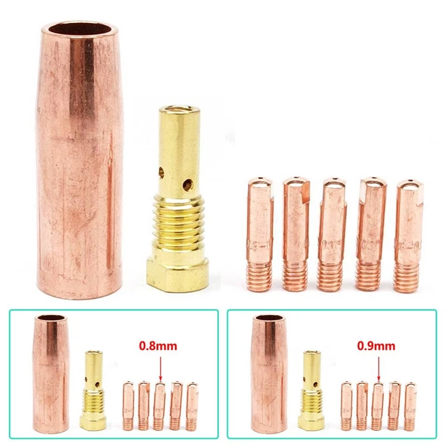 7pcs Nozzle Tip ELECTRIC 170 MIG Flux Cored Welder 68885 97503 61888 57865