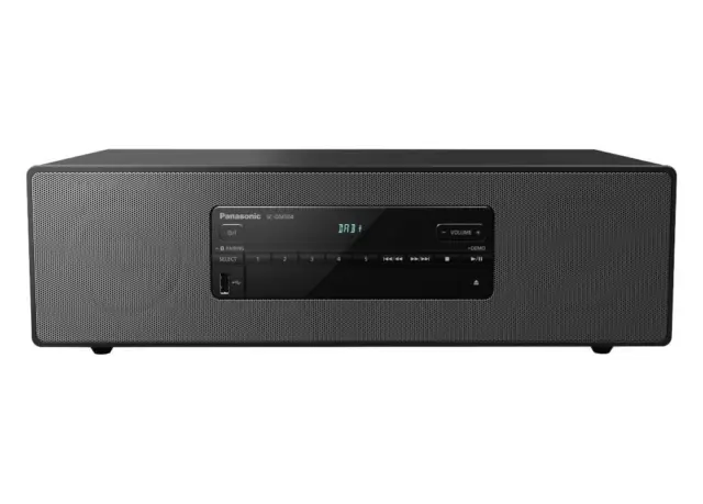 Panasonic SC-DM504EG-K Micro HiFi System mit 40W, CD, Bluetooth, DAB+, schwarz