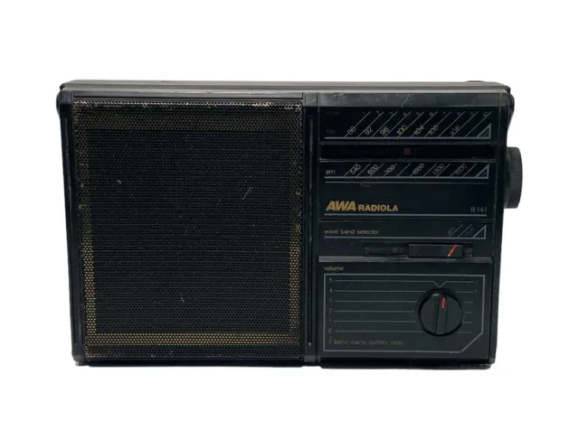 Vintage AWA B142 Radio Boom Box Free Tracked Post For Parts Or Repair