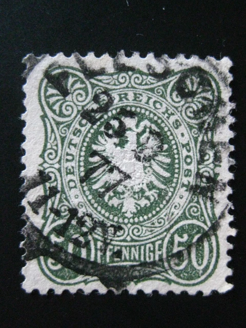 DR Deutsches Reich 1877 PFENNIGE MiNr 38 b ʘ gestempelt geprüft Petry BPP