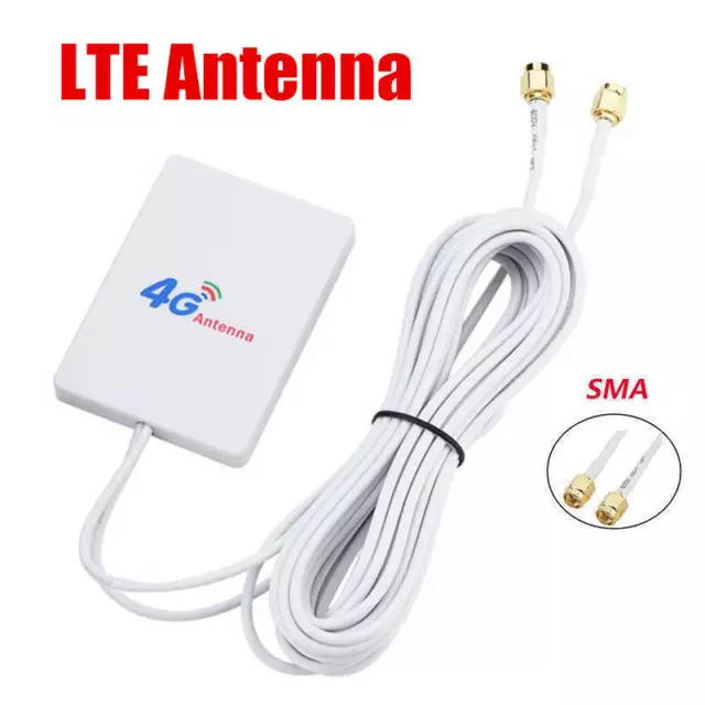 LTE SMA Antenna Booster Amplifier 28dBi Gain Signal für 4G 3G Router WIFI #R