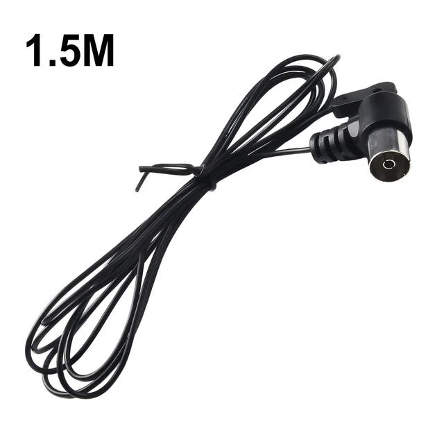 75 Ohm Antenna FM Radio Home Stereo Receiver Aerial Replace Accessory Durable