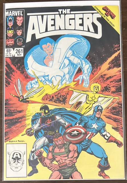 Avengers #261 VF+ 8.5 MARVEL COMICS 1985 SECRET WARS II BEYONDER