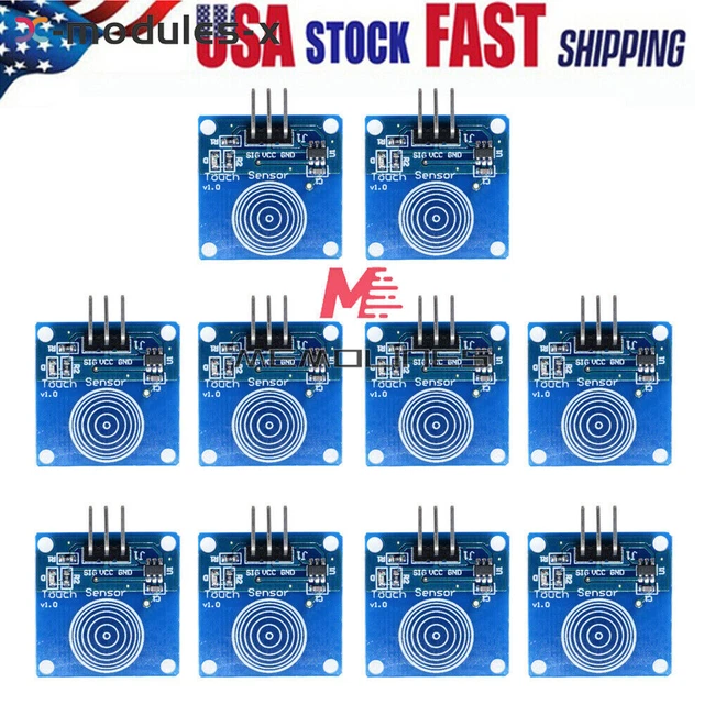 10PCS TTP223B DIGITAL Capacitive Touch Sensor Switch Module V1.0 For ...