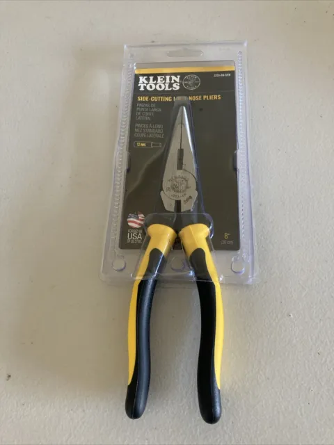 Klein Tools J203-8N-SEN 8inch Long Nosed Pliers