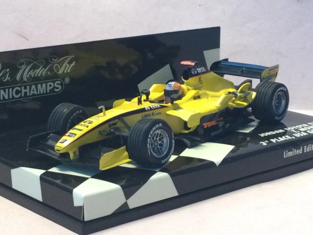 1/18 JORDAN EJ15 Toyota 2005 #18 Tiago Monteiro Minichamps 100