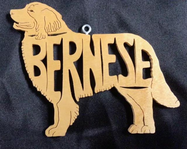 Amish Made Bernese Dog Ornament