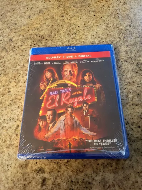 Bad Times At The El Royale Blu Ray DVD Digital 2018 Jeff Bridges New Sealed