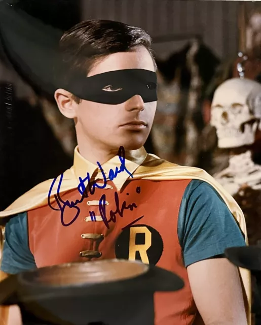 BURT WARD Signed 8x10 Color Photo..ROBIN on TV’s BATMAN..Piece Of Past COA