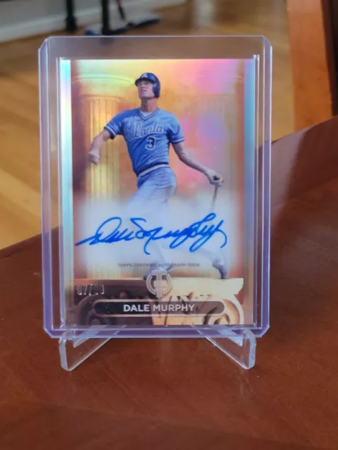 2024 Topps Tribute DALE MURPHY Pillars of The Game On-Card Auto Braves HOF /99