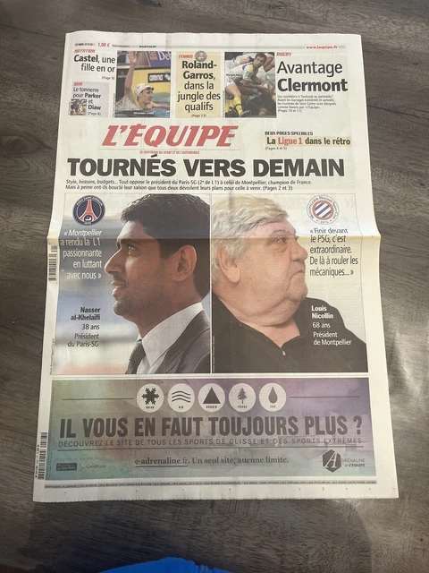 L'EQUIPE-09 JUIN 2025-ROLAND GARROS:Finale ALCARAZ-SINNER : 5H29 de légende - Livres