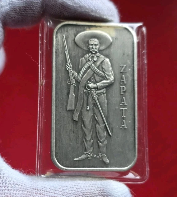 EMILIANO ZAPATA BEX Minting MK Barz - 1 Troy Oz .999 Fine