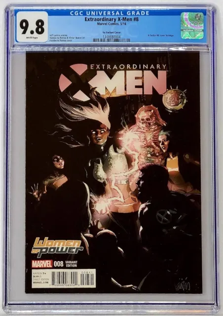 Extraordinary X-Men 8 CGC 9.8 Leinil Francis Yu Women of Power Variant Top Grade