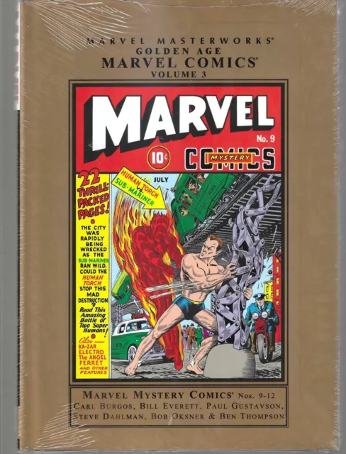 Marvel Masterworks Golden Age Hardcover Daring Mystery Comics HC Volume 3 Three
