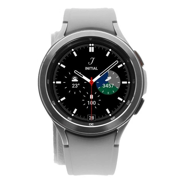 SAMSUNG GALAXY WATCH 4 Classic 42 mm (SM-R880) argento ** EUR 114,45 ...