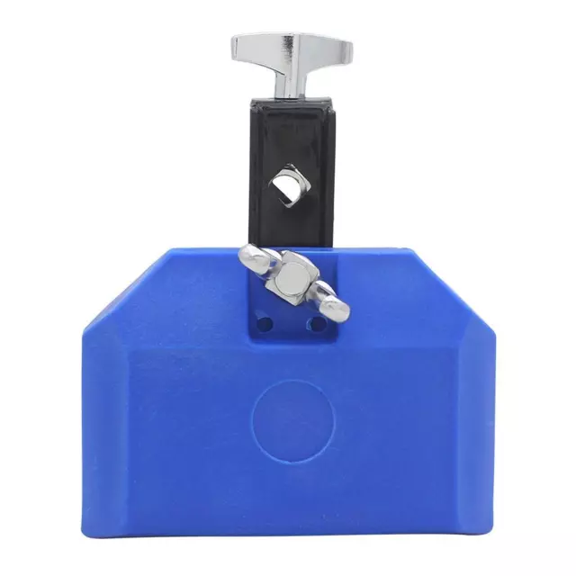 High Pitched Durable Plastic Cow Bell Percussion Instruments Blue 2